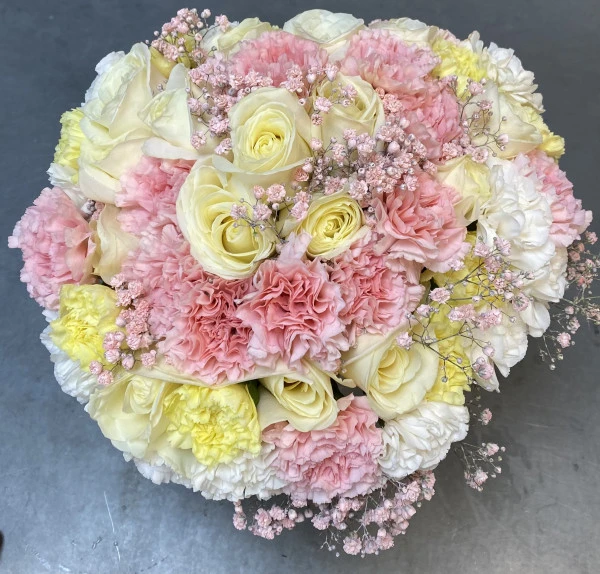 Bouquet couleurs pastel 