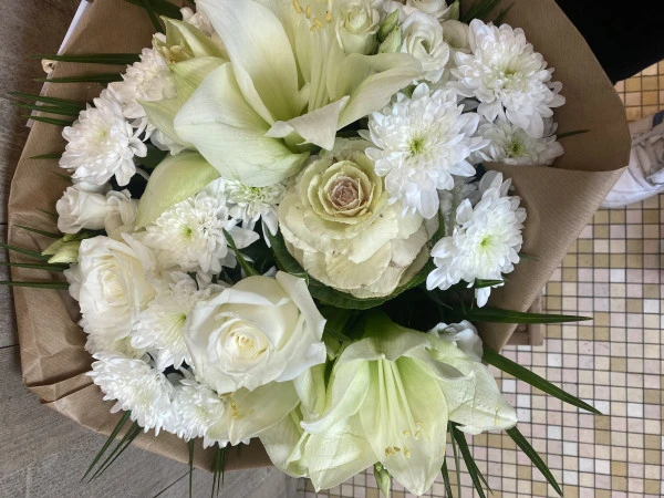 Bouquet toute en blanc 
